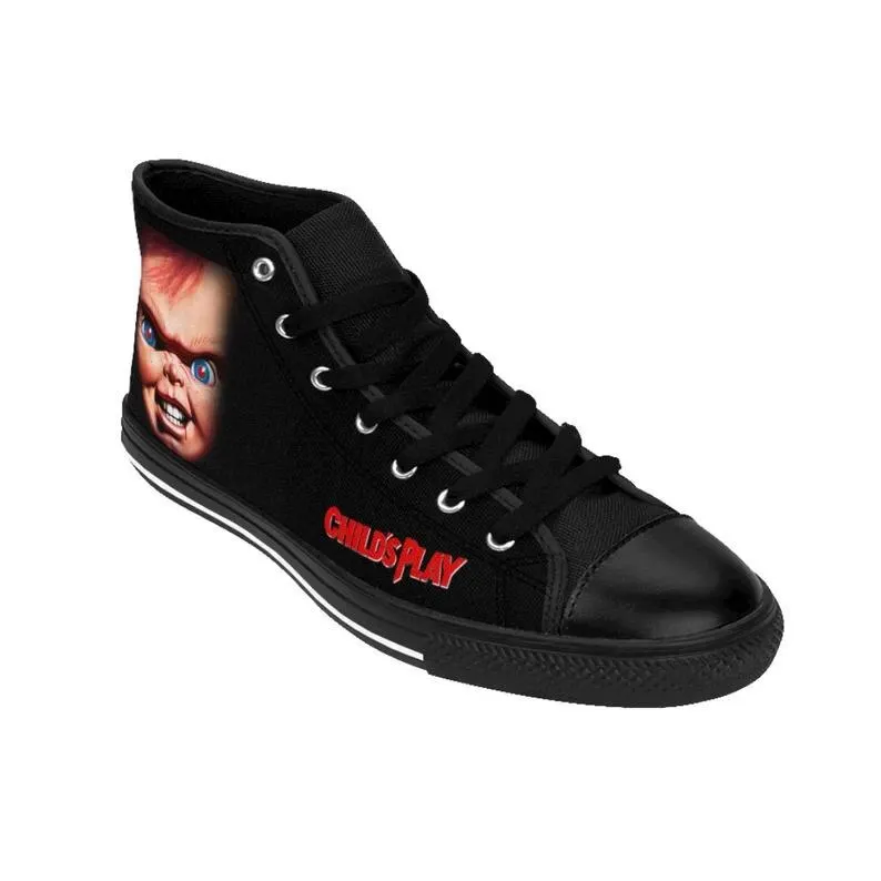 

Chucky Childs play horror High-top Sneakers shoes Mens Womens Designer Leisure Sneakers Men Casual Canvas Shoes
