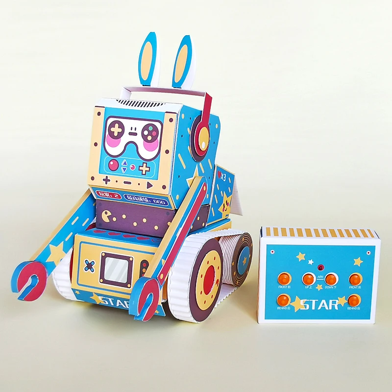 Электрический робот в сборе детский сборный блок с дистанционным управлением