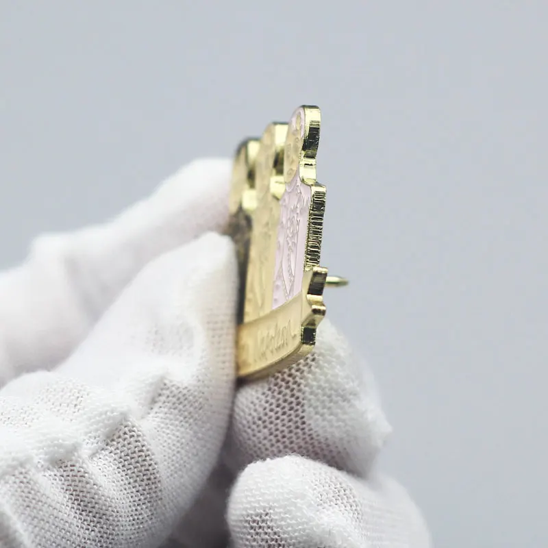 Значок с эмалью Наполеон Забавный винтажный металлический значок брошка