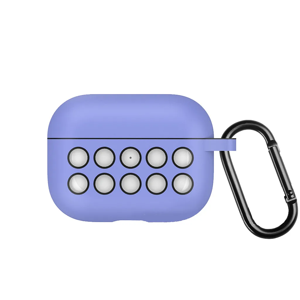 Беспроводной зарядный чехол для AirPods Pro 2019 силиконовый защитный с кольцом