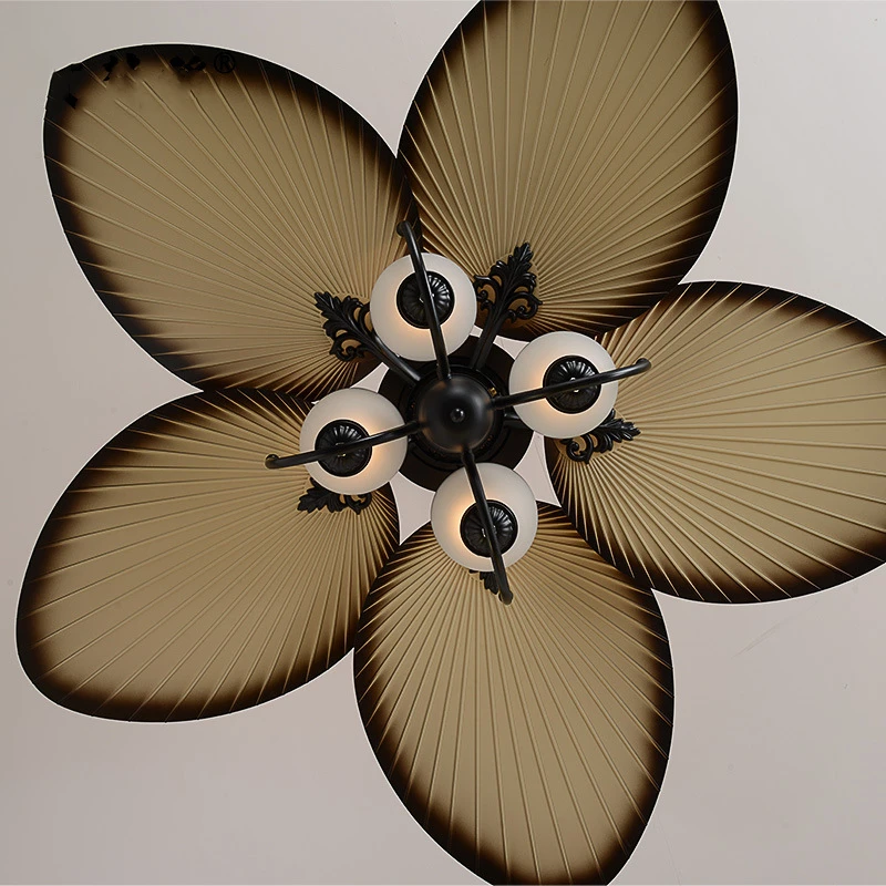 Настенный уличный потолочный вентилятор со светильник Том люстра с подсолнухами