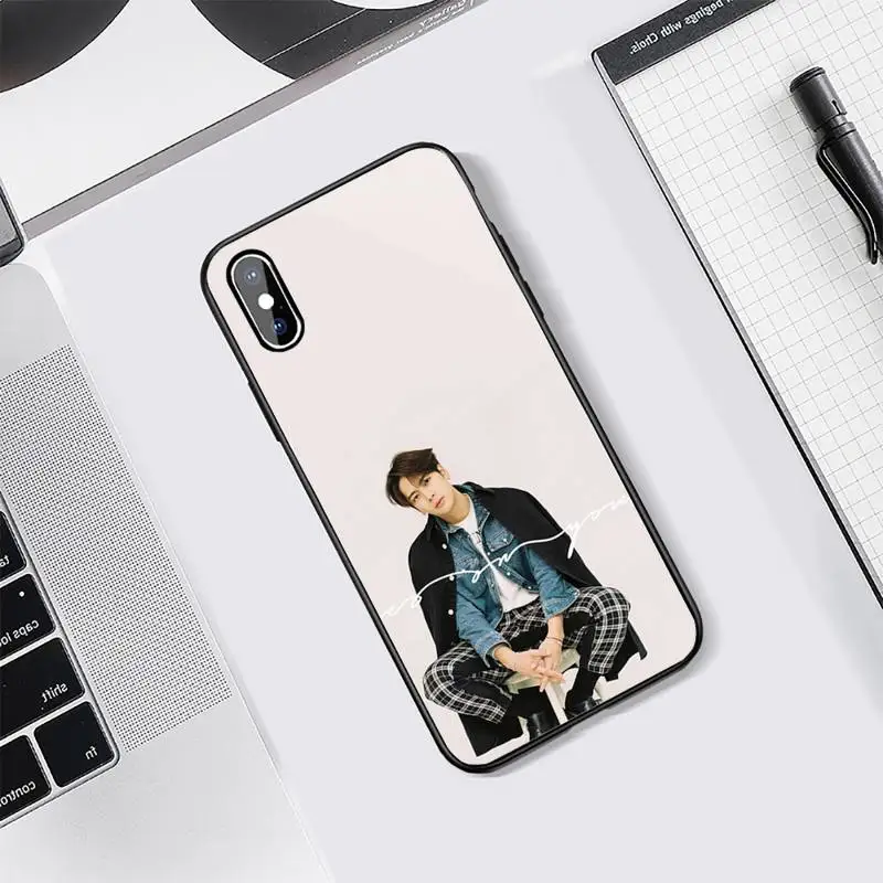 

GOT7 Jackson Wang star singer Phone Case Tempered glass For iphone 5C 6 6S 7 8 plus X XS XR 11 PRO MAX