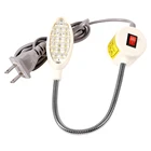 Приглушаемая Светодиодная лампа для швейной машины, рабочий светильник с 28 светодиодами, с держателем на магните, освещение для домашней швейной машины