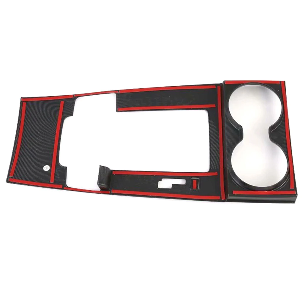 

For Mazda 3 2019-2020 Carbon Fiber ABS Interior Console Gear Shift Panel Cover