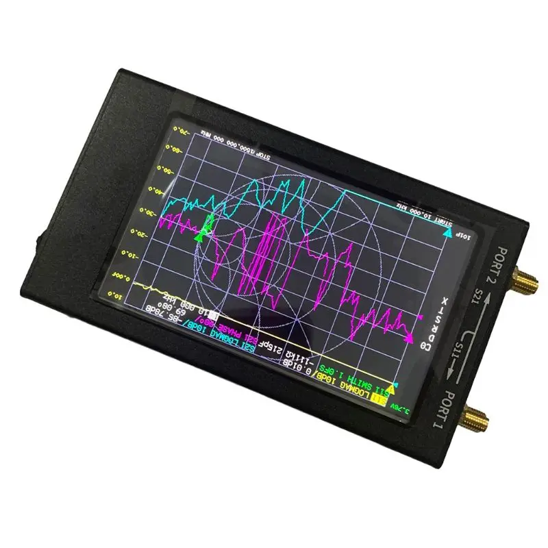 

1.5GHz NanoVNA-F VNA HF VHF UHF Vector Net-work Antenna Analyzer with 4.3 Inch IPS LCD Display Screen X6HA