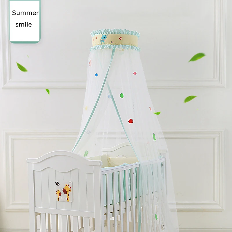 Детская кроватка москитная сетка с подставкой поддержкой пола полное покрытие