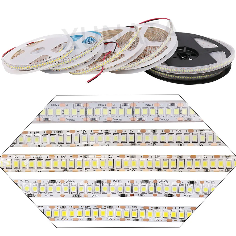 5 м 12 в супер яркая СВЕТОДИОДНАЯ лента SMD 2835 240 светодиодов/м гибкая светодиодная