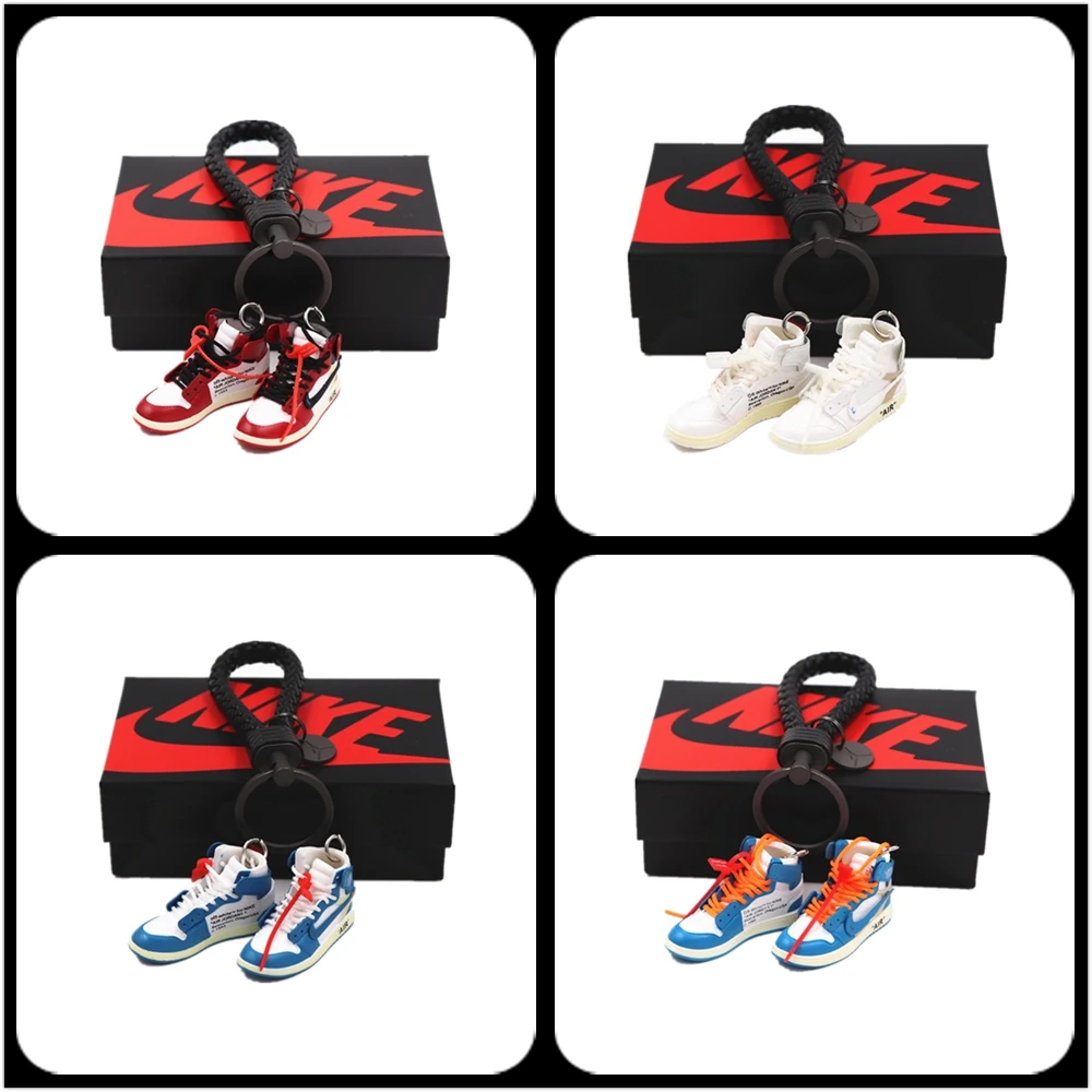 OFF-WHITE личность креативный кулон брелок 3d стерео баскетбольная модель автомобиля