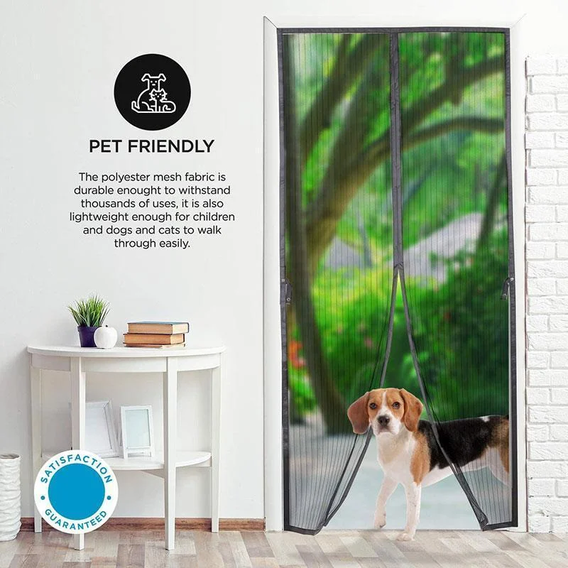 

2.1x1M Magnetic Screen Door Anti-Mosquito Net Fly Insect Screen Mesh Magnetic Screen Door Curtain Automatic Closing Door Mesh