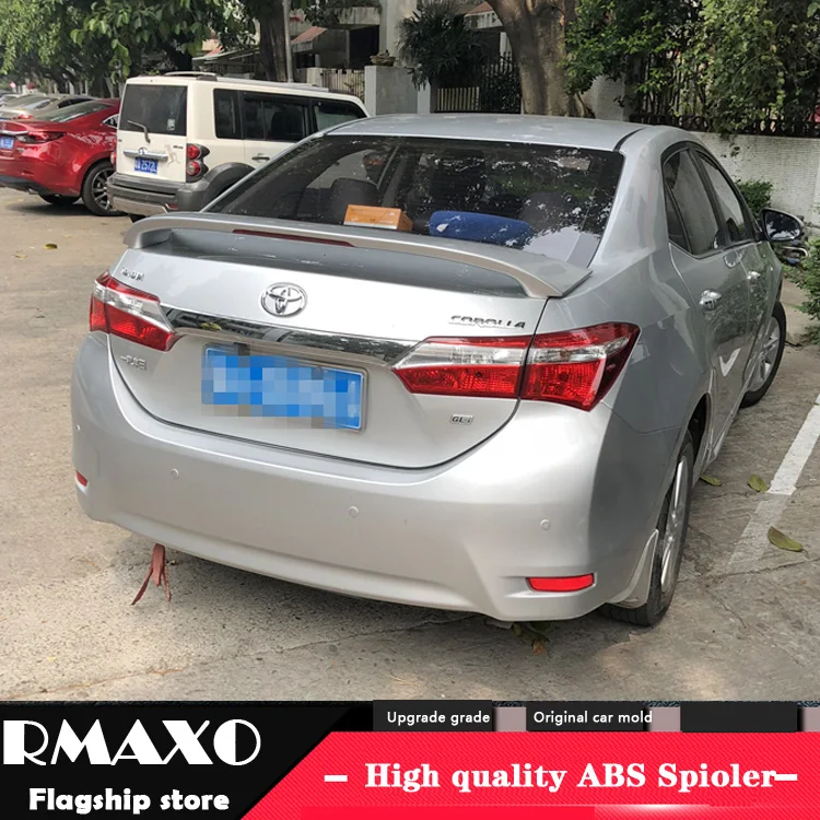 Спойлер для TOYOTA Corolla 2012-2016 высококачественный спойлер из АБС-пластика заднего