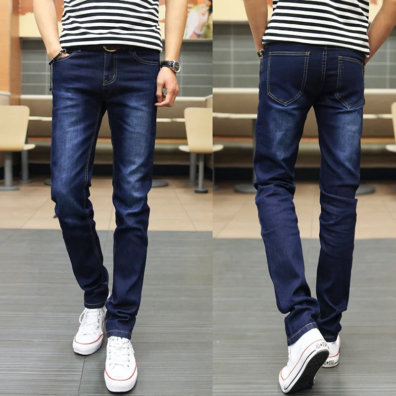 New Men's Jeans Slim Stretch Denim Pants Casual Men's Trousers Jeans for Men Spring and Autumn