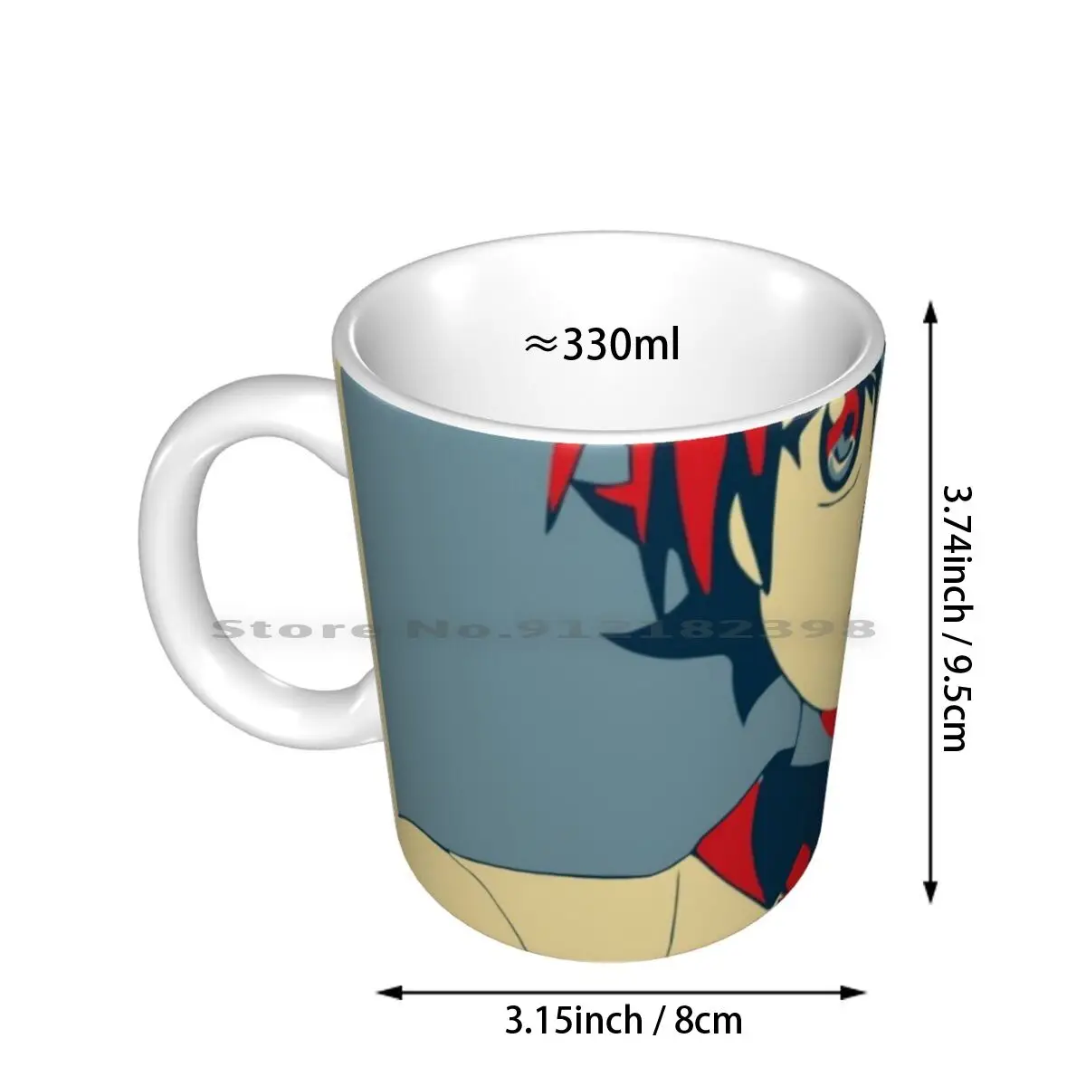 Akame Ga Kill аниме Tatsumi художественные керамические кружки кофейные чашки кружка для