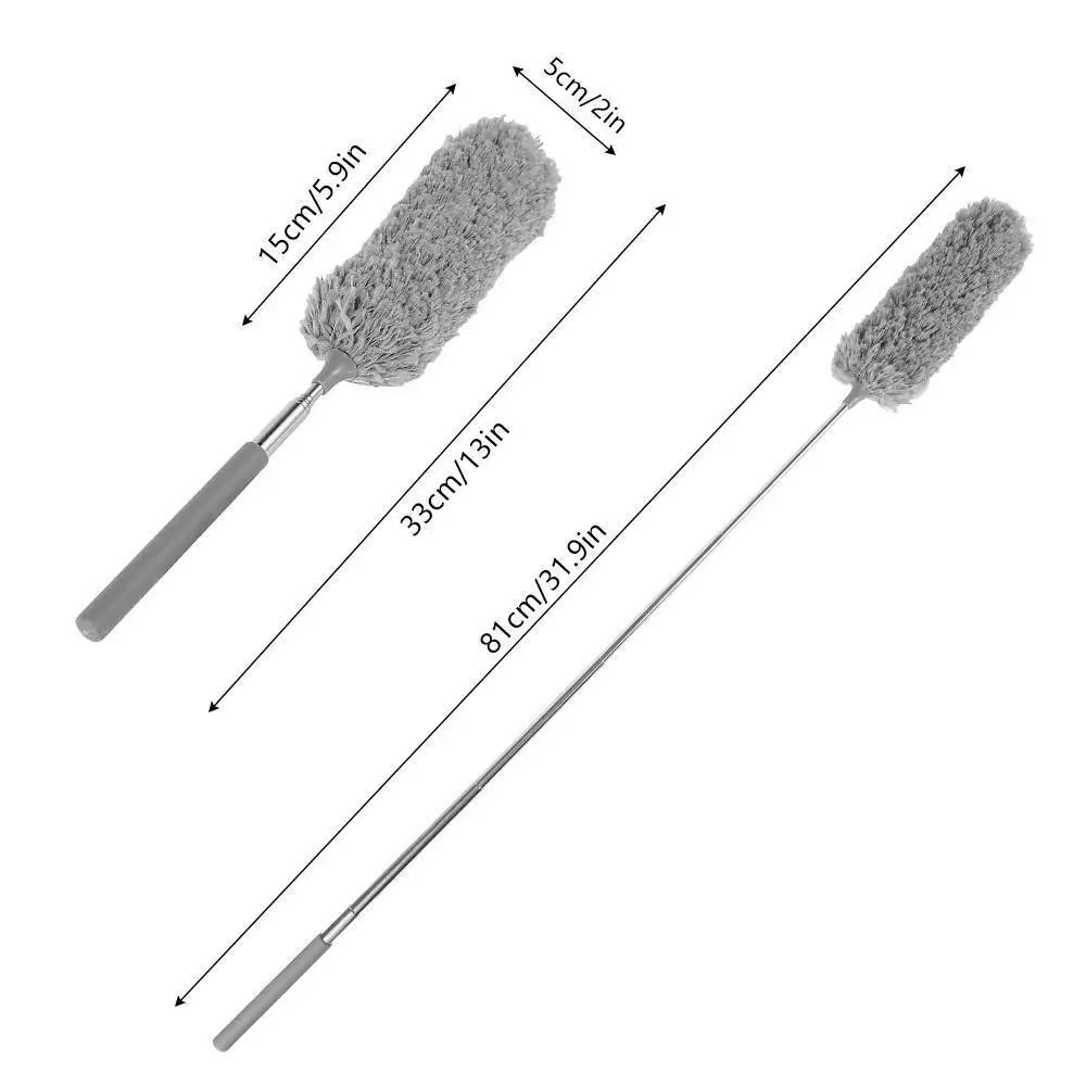 

Adjutable Telescopic Microfibre Duster Brush Car Furniture Cleaner Extend Stretcher Feather Home Duster Household Cleaning Brush