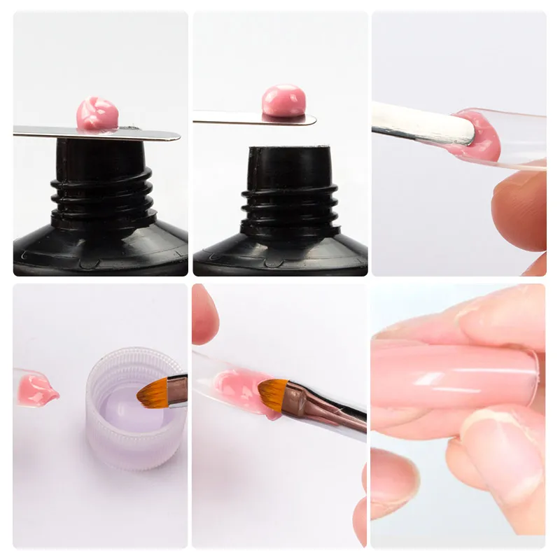 Набор инструментов Ellwings для быстрого наращивания 30 мл раствор полигеля