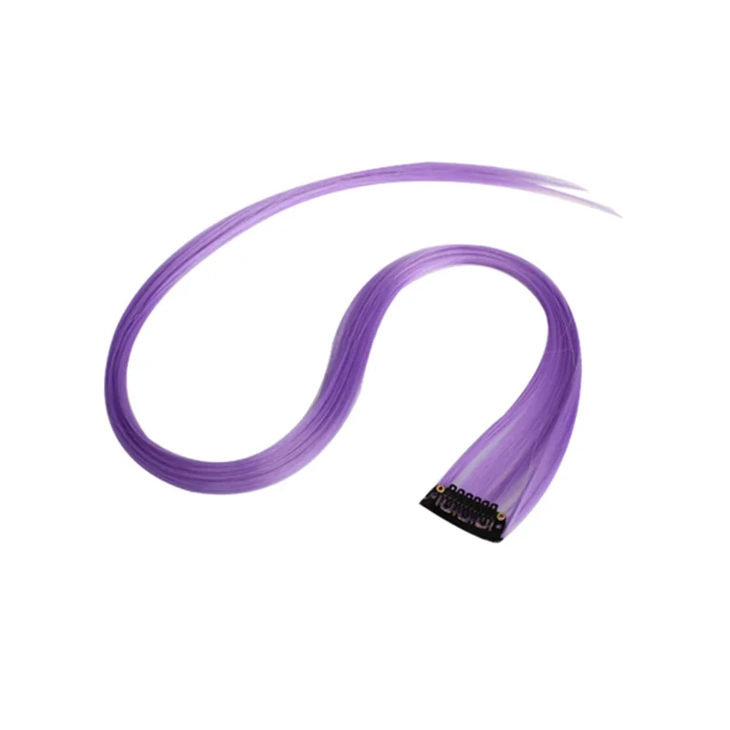 Цветные Синтетические Искусственные монолитные Омбре искусственные фиолетовые