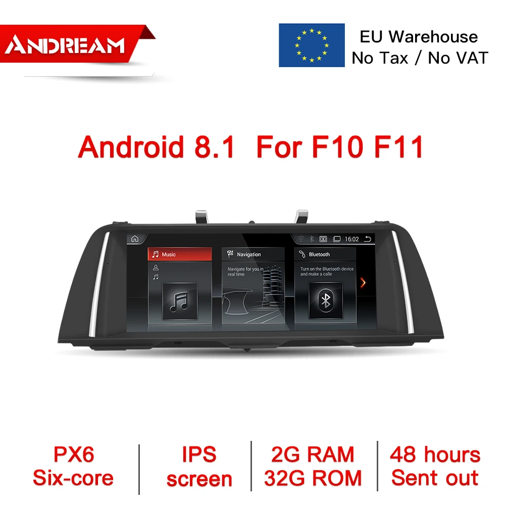 Andream 2 Гб ОЗУ 6 ядерный Android 8 1 Автомобильный gps навигатор мультимедийный плеер для