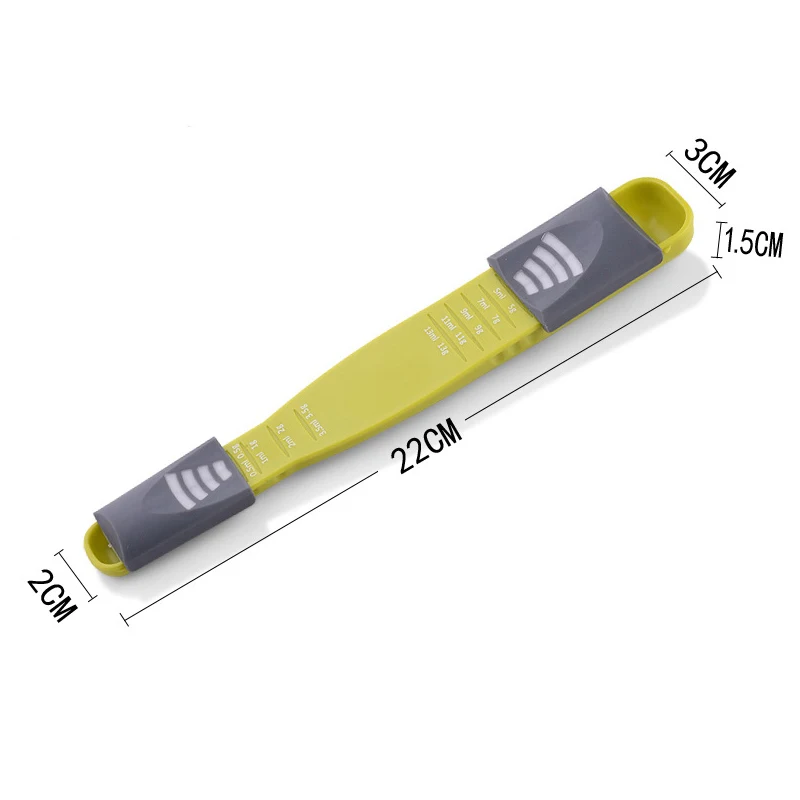 Кухня мерные ложки с регулируемой шкалой Пластик Миксер для сухого молока