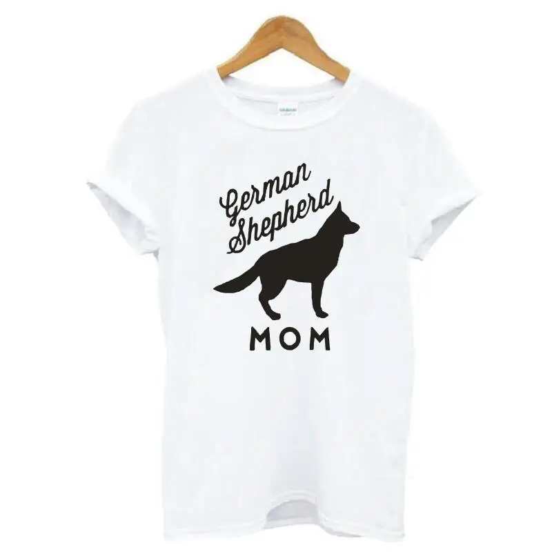 Women T Shirt German Shepherd Mom Dog Harajuku T-shirt Tops Casual Short Sleeve Tee Femme Plus Size Camiseta Mujer | Женская одежда