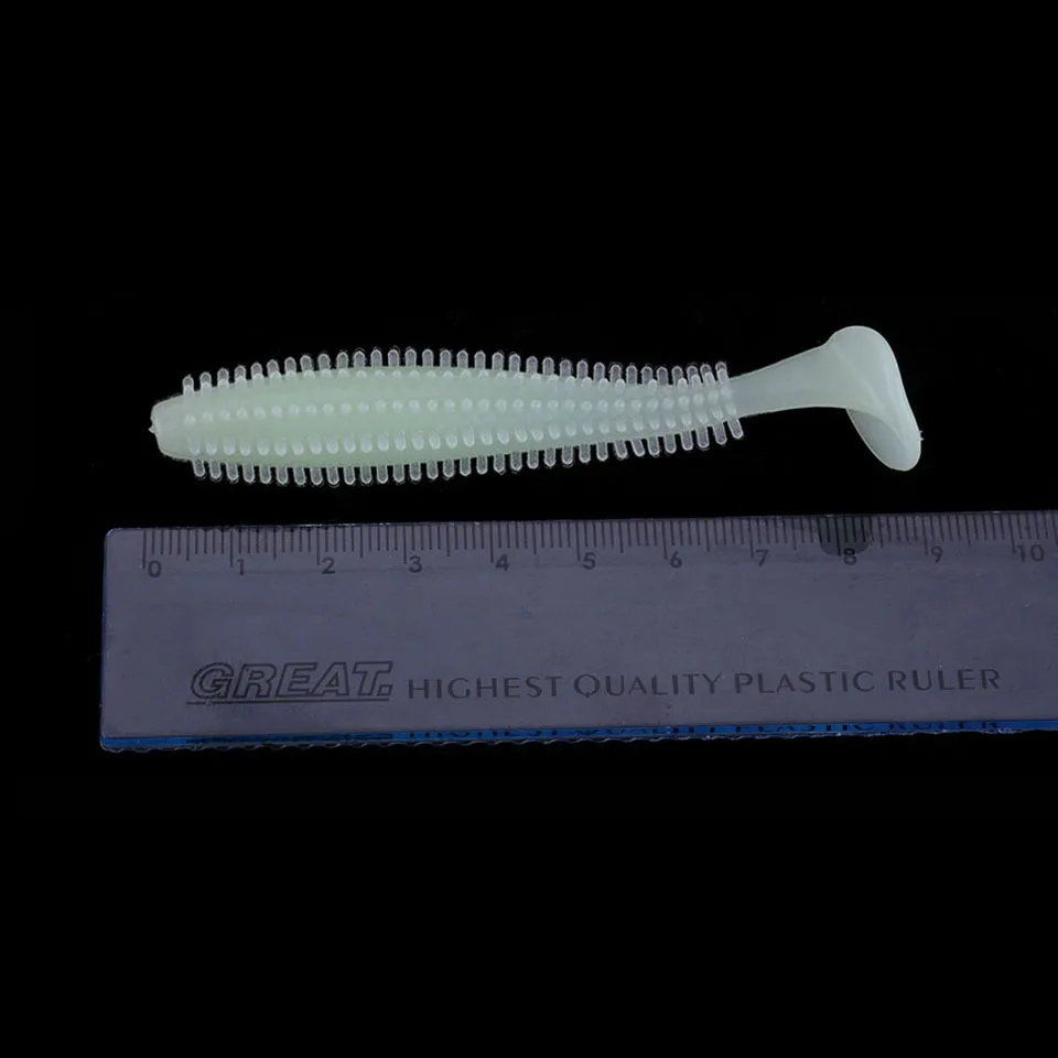 WALK FISH 5 шт./лот Ежик Spiky Shad 90 мм 4 г Мягкая рыболовная приманка морской огурец весло