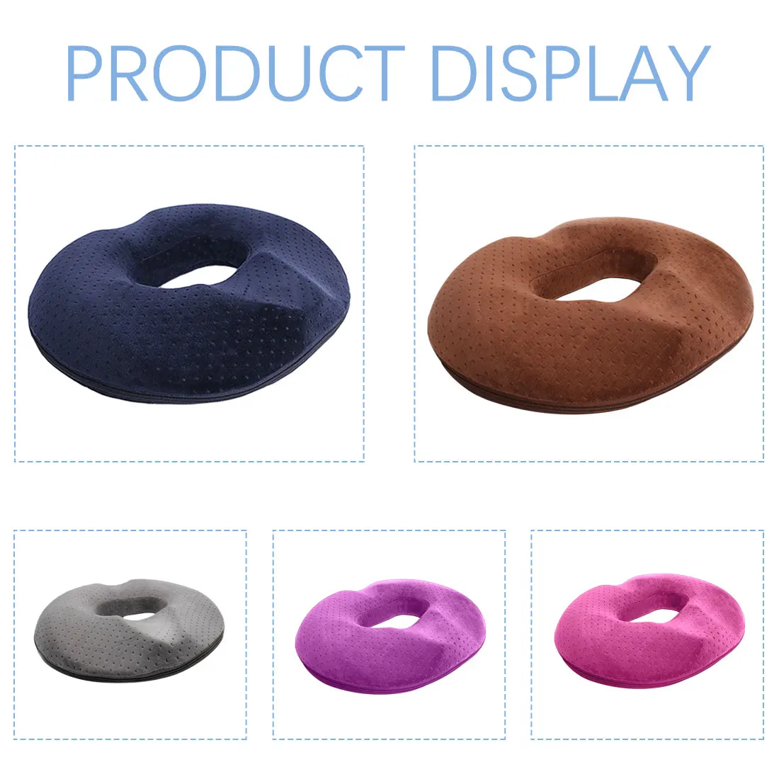 

Anti Hemorrhoid Massage Fixible Chair Seat Cushion Hip Push Up Orthopedic Comfort Foam Tailbone Pillow Car Office Seat Cushion