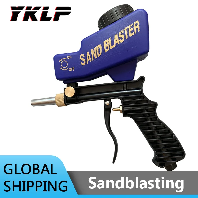 

Портативный Пескоструйный пистолет, маленький аппарат для пескоструйной обработки, пневматическое пескоструйное устройство, 700 куб/кв. М, п...