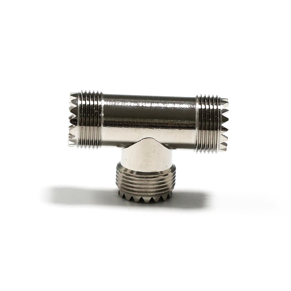 Переходник UHF Female switch 1 шт. 2 * гнездовой разъем RF Coax разветвитель T типа