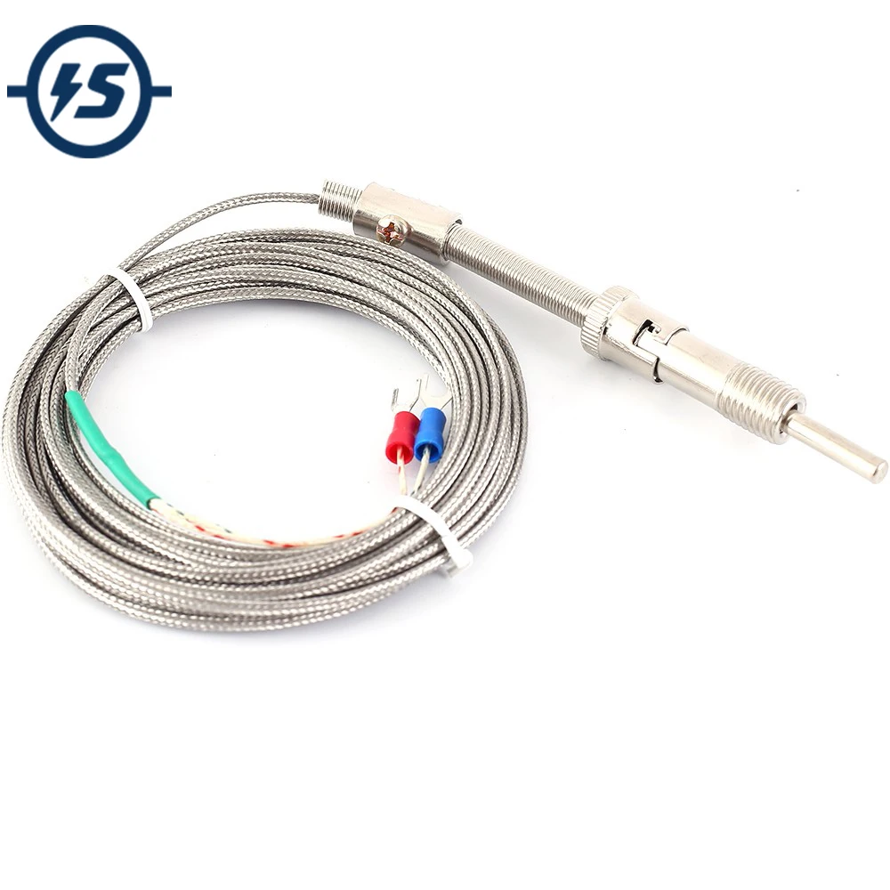 Тип К Датчик Весна термопары Температуры Тестер металлический экранированный