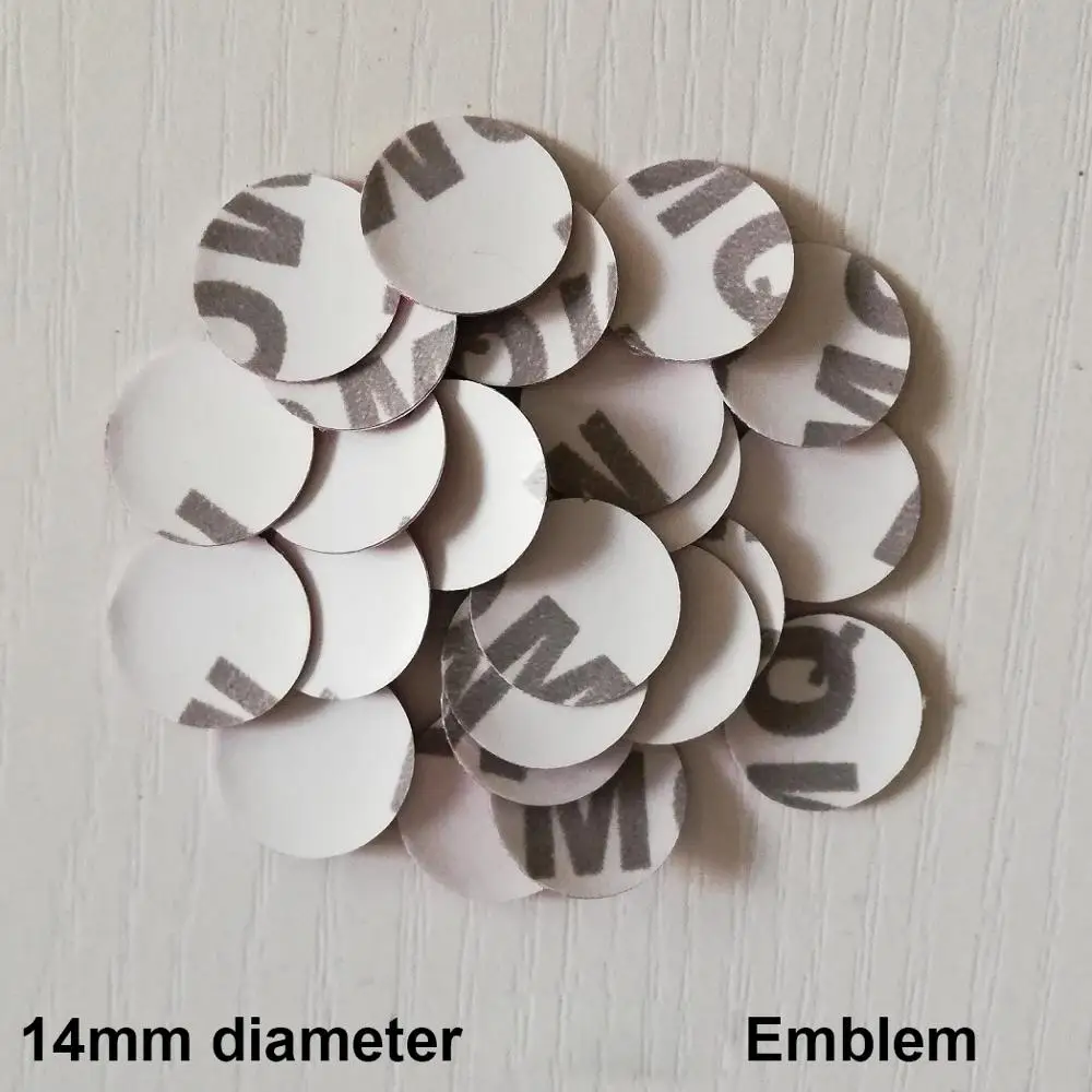 Автомобильная эмблема с логотипом 14 мм Автомобильный ключ наклейка