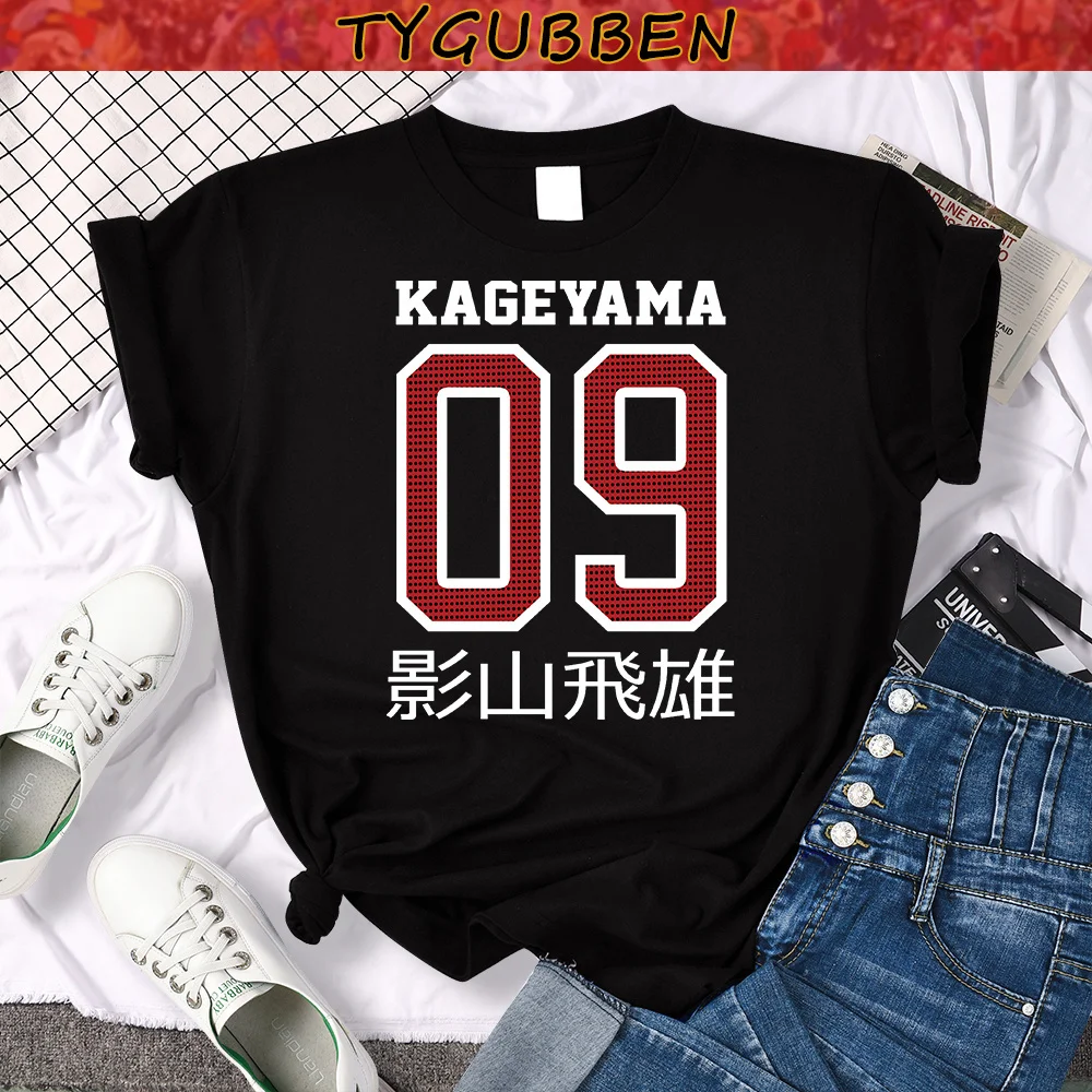 

Hot Anime Haikyuu Print 100% Cotton T Shirt Women Harajuku Japanese Style Short Sleeve Anime Clothes Tops Women 2021 Ropa Mujer