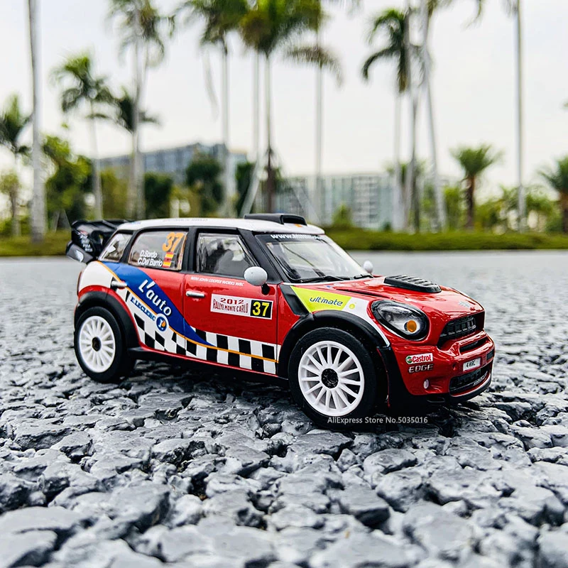 Модель гоночного мини автомобиля Bburago 1:32 2012 John Cooper Works #37 Pierre Campana DS WRC|Наземный