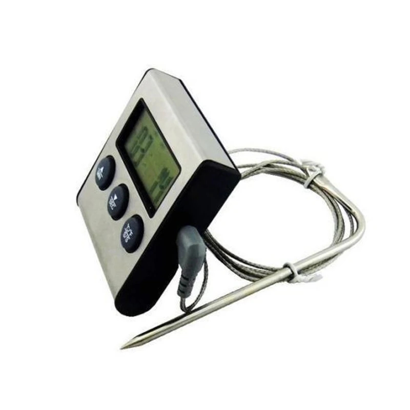 Цифровой термометр для духовки беспроводной кухонный прибор с щупом и таймером