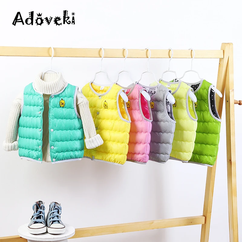Adoveki/Новинка 2019 года зимний хлопковый пуховый жилет для маленьких мальчиков и