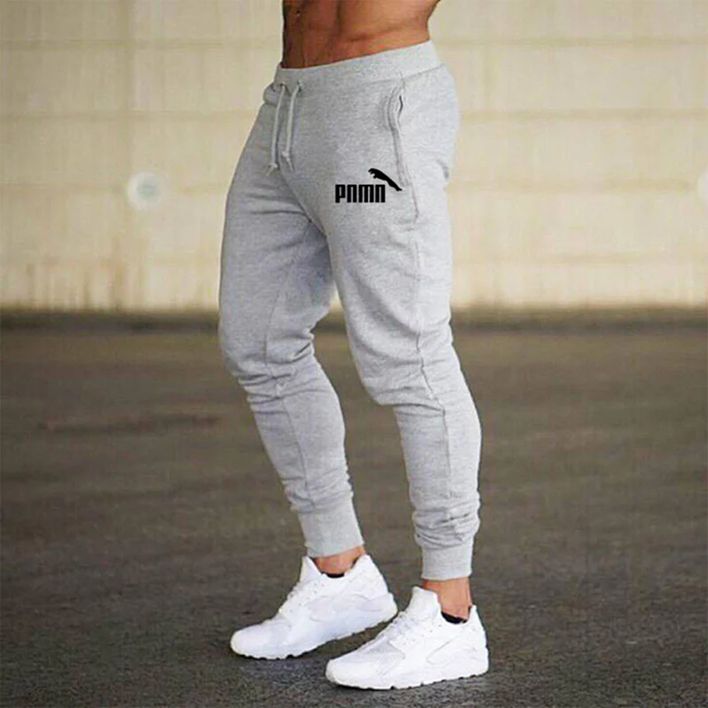 

Men's Jogging Sweatpants Sports Pants For Training Bodybuilding Gym 2021 Summer Cotton Casual Fitness Long Pants