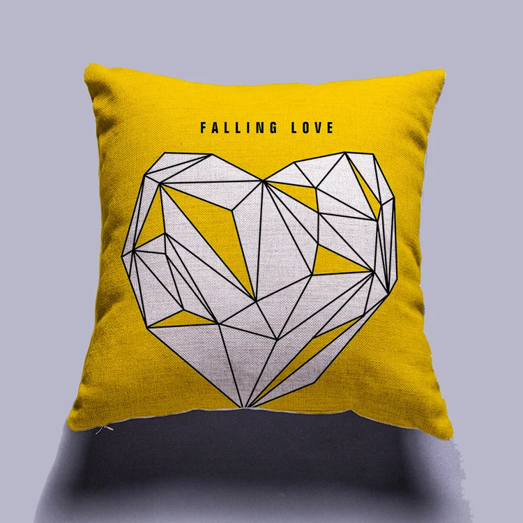 

Geometric lattice Pillow Case Cushion Cover Cotton Linen Home Decor Pillowcase Decorative Pillows For Sofa Christmas Pillow Case