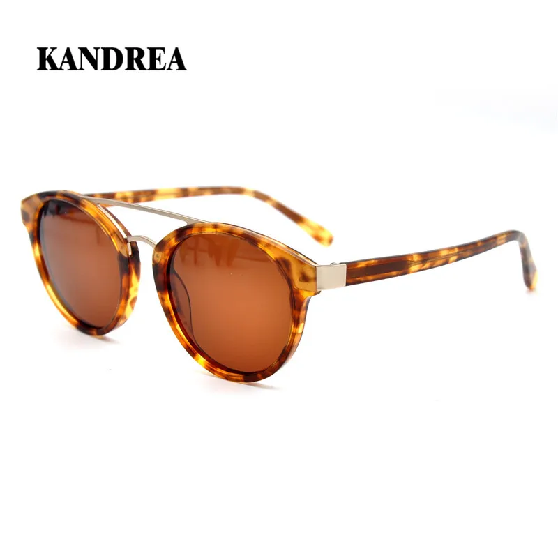 

KANDREA 2020 летние новые женские солнцезащитные очки круглые металлические негабаритные очки в оправе модные дизайнерские очки для женщин очки...