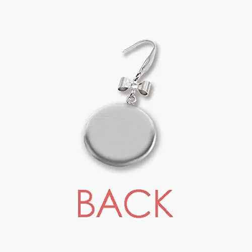 

Newspaper Veins Pattern Background Ear Dangle Silver Drop Earring Jewelry Woman