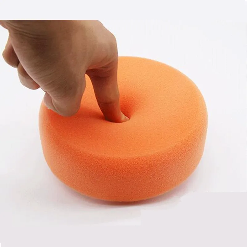 

5Inch 125mm Auto Car Polishing Pad For Polisher Sponge Wheel Waxing Orange Car Accessories Polishing Disc Wash Maintenance