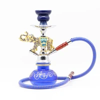 arab small portable elephant hookah glass shisha set chicha narguile complete ktv bar water shisha pipes smoking accessories