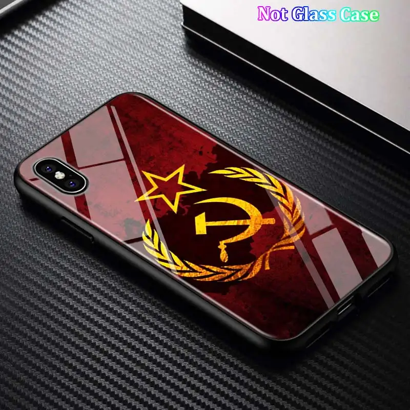 Style 01 Черный чехол с национальным флагом России для iPhone 11 11Pro X XR XS Max для iPhone 8 7 6 6S Plus 5S 5 SE глянцевый чехол для телефона - Цвет: Style 01