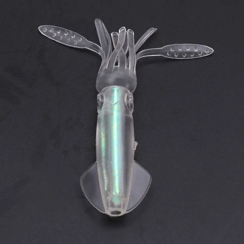 

Fishing Bait Soft Lure Night Luminous Colorful 10cm8g Baits Lifelike Artificial Squid Octopus Simulation Glow Trolling Sea R58B