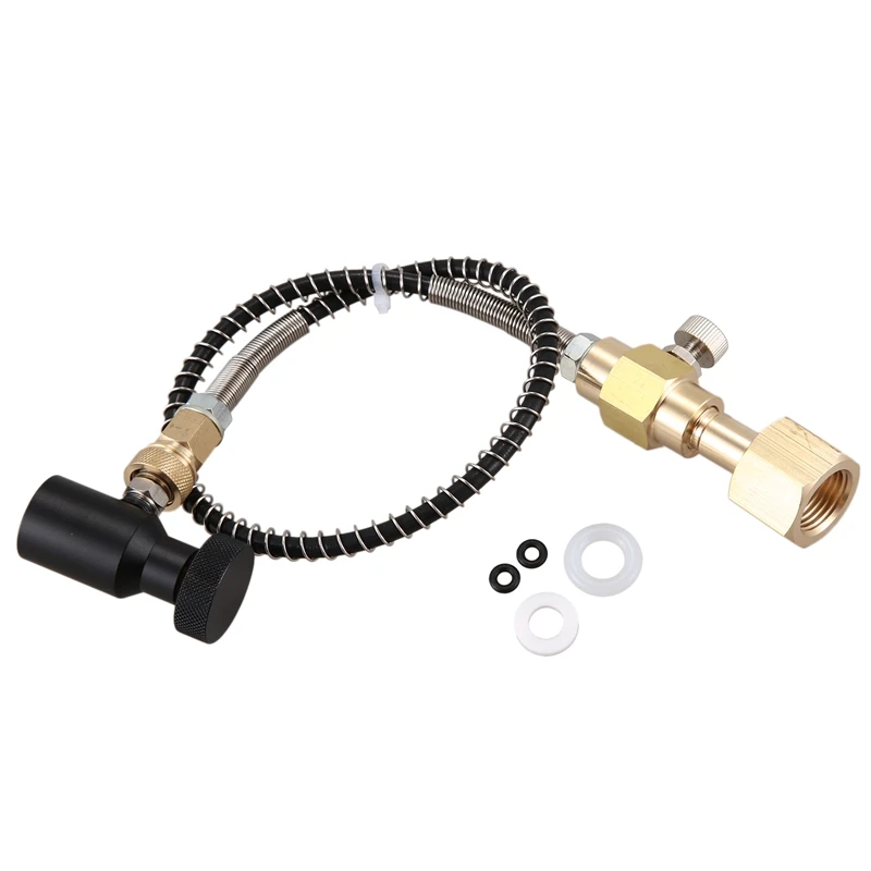 

Soda Club Co2 Cylinder Refill Adapter with Connection CGA320 with Reinforce Hose and On/Off Adapter