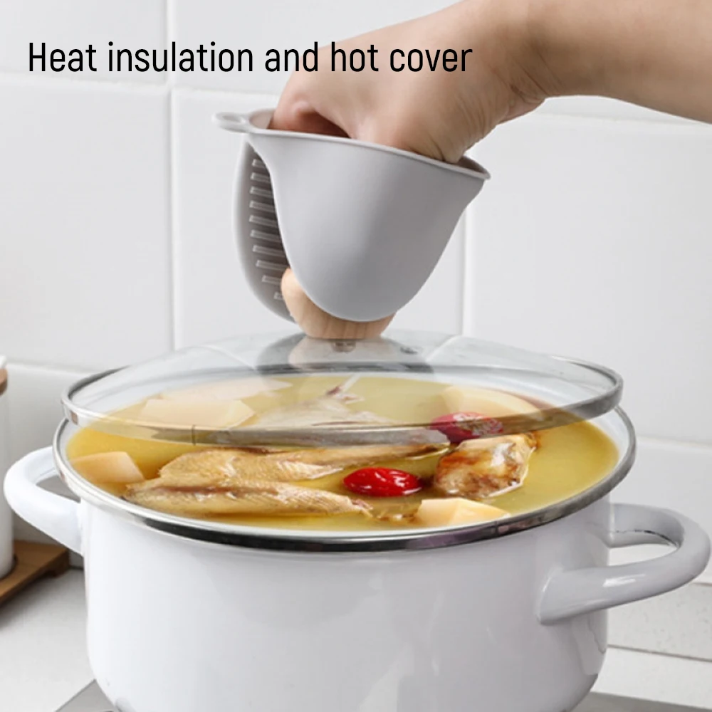 Утолщенные креативные силиконовые анти-ожоги перчатки чаша зажим изоляция для