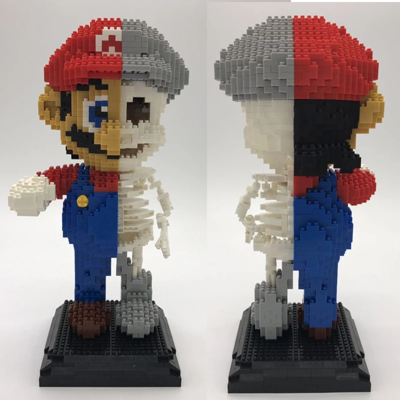 1686 шт. Игры Супер Marioed Мэри Mario Bros Братья мини здания конструктор Сделай Сам блоки