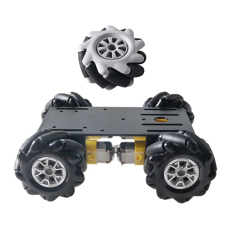 SZDOIT 4WD 60mm/65mm Mecanum Wheel Smart Robot Metal Car Chassis Kit 4pcs TT Motors Unassembled for DIY Maker Learning | Игрушки и хобби