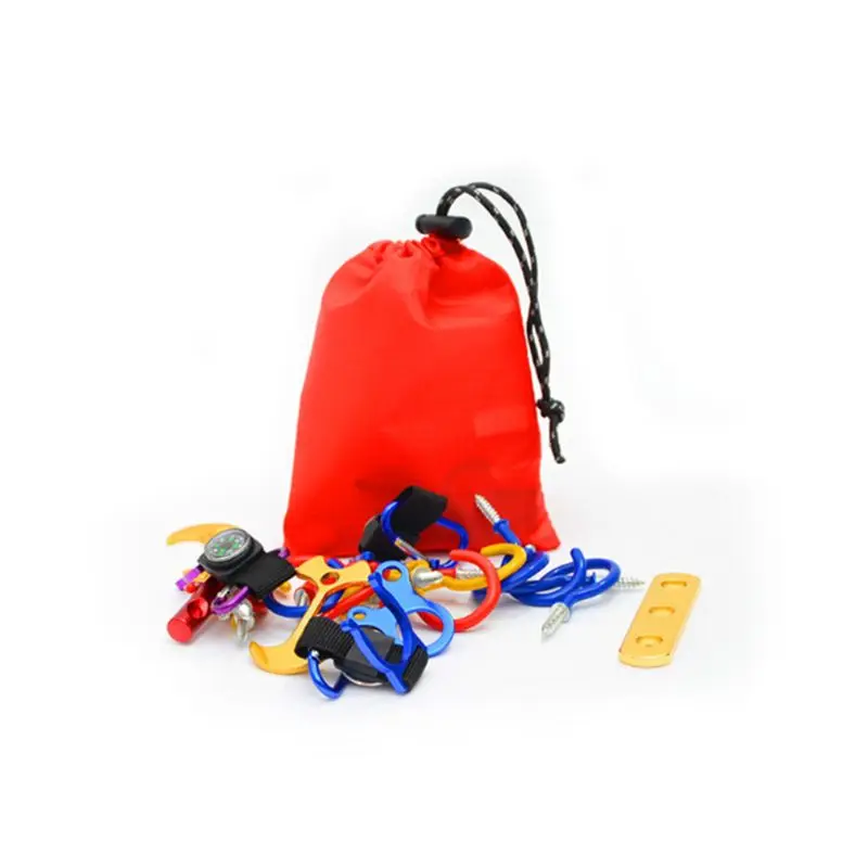 

Outdoor Camping Hiking Portable Gadget Storage Pouch Tent Pegs Drawstring Bag E5BD