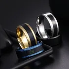 Новое Температурное кольцо, Модное Смарт-Кольцо из нержавеющей стали, классическое, свадебное, современное, для женщин и мужчин, водонепроницаемые кольца, ювелирные изделия