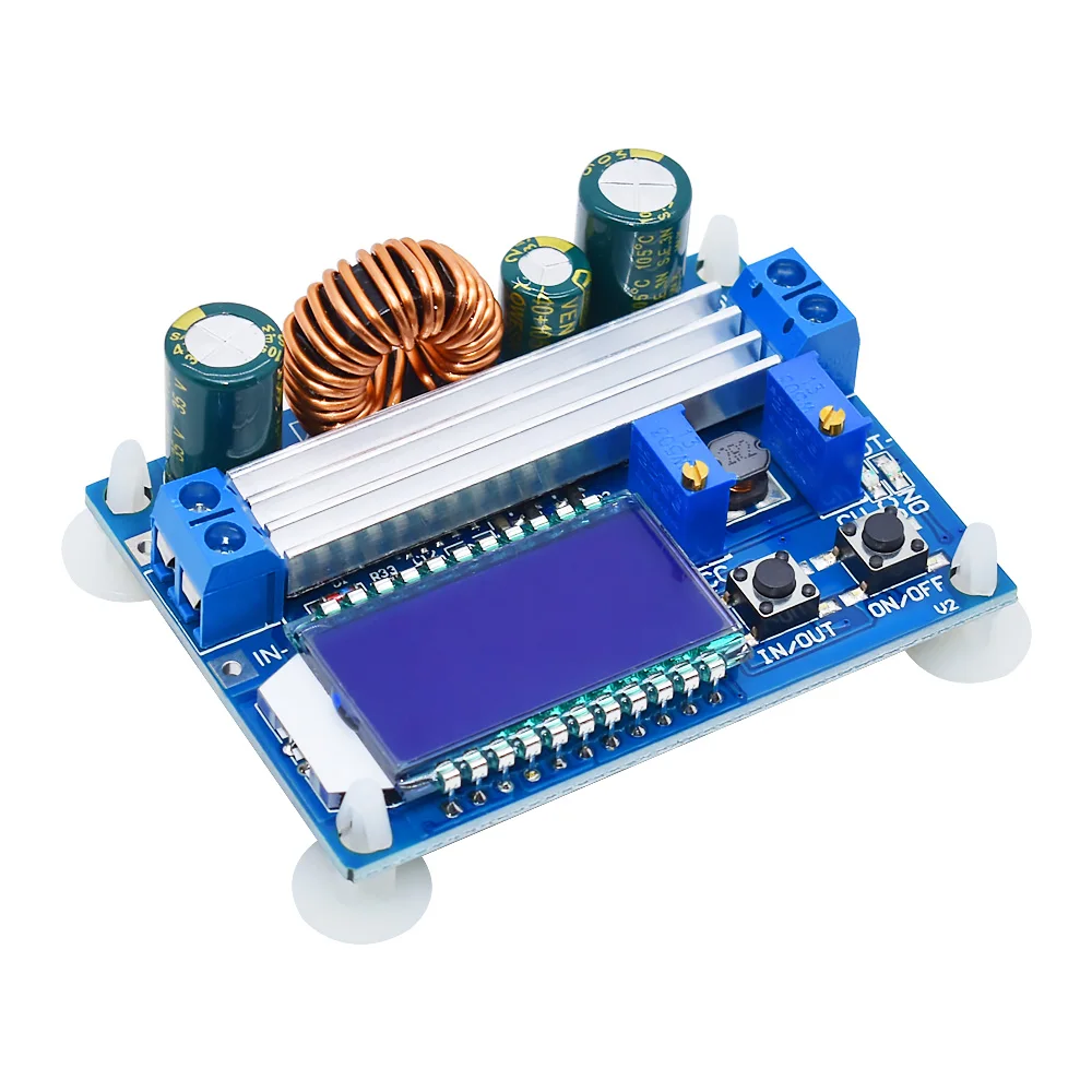 35W 4A DC 5.5-30V to 0.5-30V Digital LCD Display Buck Boost Converter Adjustable Power Supply Module Step Up Down Board - купить по
