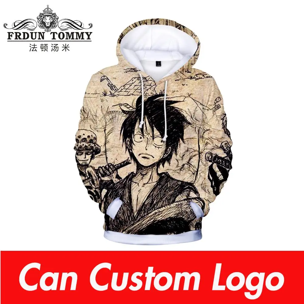 Мужские толстовки с капюшоном Luffy hot anime 3D для мужчин и женщин на осень зиму