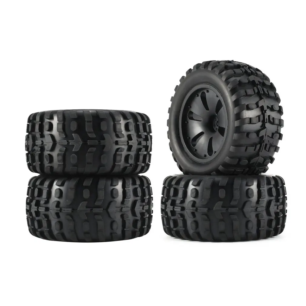1 пара 1:10 шина для радиоуправляемого автомобиля Monster Truck обода колеса высокой