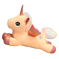 kuy new hot huggable unicorn plush toy stuffed dolls flying horse toy for children girl soft pillow home decor birthday gifts